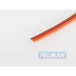 Kabel třížilový plochý tlustý JR 0.25mm2