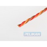 Kabel třížilový kroucený tlustý JR 0.25mm2