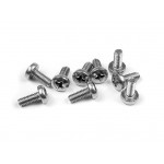 SCREW PHILLIPS M2.5x6 - STAINLESS  (10)