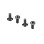 HEX SCREW 110° SFH M3x8 - CNC MACHINED - HUDY SPRING STEEL™ (4) HEX SCREW 110° SFH M3x8 - CNC MACHINED - HUDY SPRING STEEL™ (4)