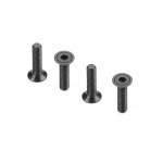 HEX SCREW 110° SFH M3x12 - CNC MACHINED - HUDY SPRING STEEL™ (4) HEX SCREW 110° SFH M3x12 - CNC MACHINED - HUDY SPRING STEEL™ (4)