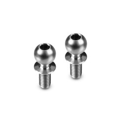 HUDY TITANIUM BALL STUD D=5.4 / L=6 / S=4.5 / 2MM HEX (2) HUDY TITANIUM BALL STUD D=5.4 / L=6 / S=4.5 / 2MM HEX (2)