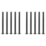 M3x45mm šroub s imbusouvou čočkovitou hlavou, 10ks. M3x45mm šroub s imbusouvou čočkovitou hlavou, 10ks.