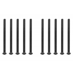 M3x45mm šroub s imbusouvou čočkovitou hlavou, 10ks.