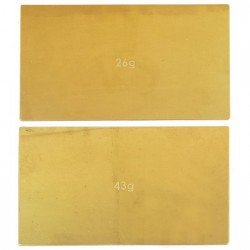 Šasi mosazné závaží, 2 ks., 26g a 43g