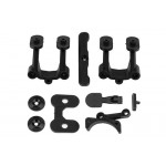 B74.2 zadní plastový držák křídla, držák karoserie, narazníku a 