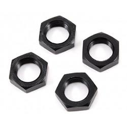 ALUMINIUM WHEEL NUT 17mm (Black)