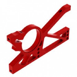 Bulkhead Mid-Front Aluminum Red