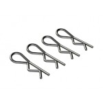 LARGE BENT BODY CLIP (BLACK) (4pcs)