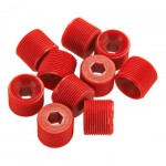 Hub Nut Red (10)