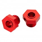 Aluminum Wheel Hex Red (2)