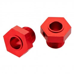 Aluminum Wheel Hex Red (2)