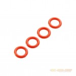 O-RING P-5 4.5x1.5mm (Red) (4pcs