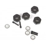 Axial unašeč 12mm Hex, hřídel, vložka (4): UTB