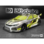 Karoserie čirá Bittydesign pro TC FWD podvozky 190mm