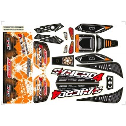 Samolepky karoserie SYNCRO - oranžové
