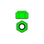 Hliníkové Nylon STOPmatky M2 - zelené - 10 ks. Hliníkové Nylon STOPmatky M2 - zelené - 10 ks.