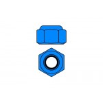 Hliníkové Nylon STOPmatky M2 - modré - 10 ks. Hliníkové Nylon STOPmatky M2 - modré - 10 ks.