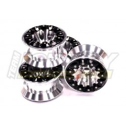 Alloy Type VIII 8H 2.2 Beadlock Wheel Set w/ 12mm Hex