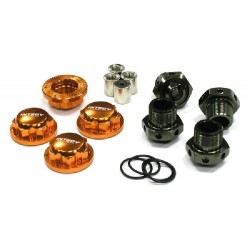 24mm Hex Wheel (4) Hub +6mm Offset for Traxxas T-Maxx, Revo