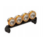 Alloy Roof Top Spot Light Set (4) LED White w/ Metal Housing for 1/10, 1/8 & 1/5