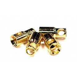 Konektory GOLD 6mm samice (4ks)