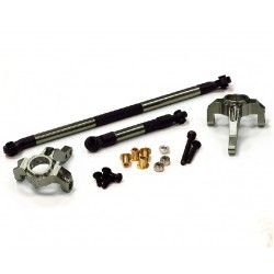 HD Billet Machined Steering Block and Linkage for Axial SCX-10, Honcho & Dingo