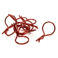 Color Bent-Up Body Clips (8) for 1/10 RC Cars