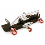 Realistic High Torque Winch w/ Scale Front Bumper for Axial 1/10 SCX10 II