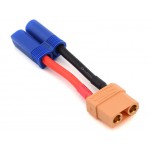 Konverzní kabel XT90 samec - EC5 přístroj