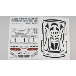 Nálepky, BMW M3 ALMS, čirá