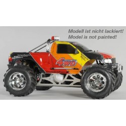 FG Monster Truck 1/6 4WD, RTR s 2,4Ghz LCD GRAUPNER, čirá karoserie