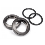 Shock Adjuster Nut 20Mm (Gunmetal/2Pcs) Shock Adjuster Nut 20Mm (Gunmetal/2Pcs)