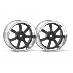 Super Star Wheel Gunmetal Front (120X60Mm/2Pcs/) Super Star Wheel Gunmetal Front (120X60Mm/2Pcs/)
