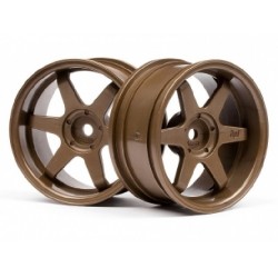 TE37 disky 26mm bronzové (6mm OFFSET)