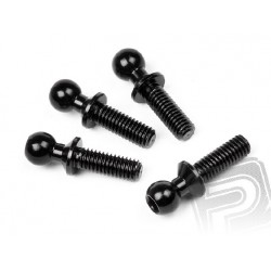 Alu kulové čepy 4,3x13mm (2mm/4ks)