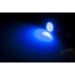 super micro svíticí bodové světlo (24 LED) pro kvadrokoptéry modré