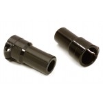 CNC Machined Alloy Straight Axle Rear Lock-Out for Axial 1/10 SCX10 II