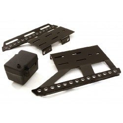 Alloy Side Plates, Side Steps & Plastic Receiver Box for Axial 1/10 SCX10 II