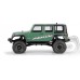 Jeep Wrangler Unlimited Rubicon čirá karoserie pro 12.3" podběhy 1:10 Scale Crawlers 