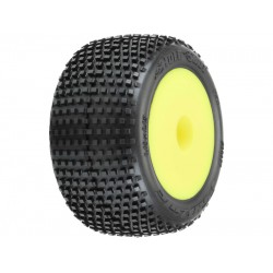 Pro-Line kolo 1:18, pneu Hole Shot, disk H8 ˛lutż (2) (Losi Mini