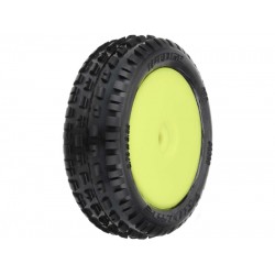 AKCE -Pro-Line kolo 1:18, pneu Wedge Carpet přední, disk H8 žlutý (2ks) PL8298-12