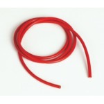 Silikonový kabel 3,3qmm, 12AWG, 1metr, červený