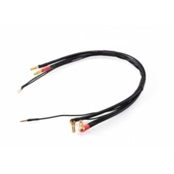 2S černý nabíjecí kabel G4/G5 - krátký 30cm - (4mm, 3-pin EH)