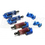 MSR6 Blue Piggyback Shock (4) for Revo, E-Revo, Summit, Slayer