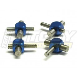 Titanium U-Joint Set (4) for T-Maxx 3.3, Revo 3.3, E-Revo, Summit & Slayer