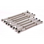 Titanium Pushrod + Turnbuckle Set (8) for 1/10 Revo, E-Revo, Summit