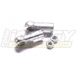 Alloy Ball End 3mm (2) for Stock Revo, E-Revo, Summit & Slayer(both) Shocks