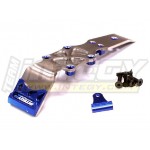 Titanium Front Skid Plate for 1/16 Traxxas E-Revo, Slash, Summit