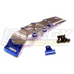 Titanium Front Skid Plate for 1/16 Traxxas E-Revo, Slash, Summit